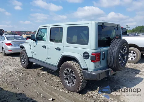 2024 Jeep Wrangler 4-Door Sahara 4X4 from USA, damaged, VIN 1C4PJXEG2RW377739